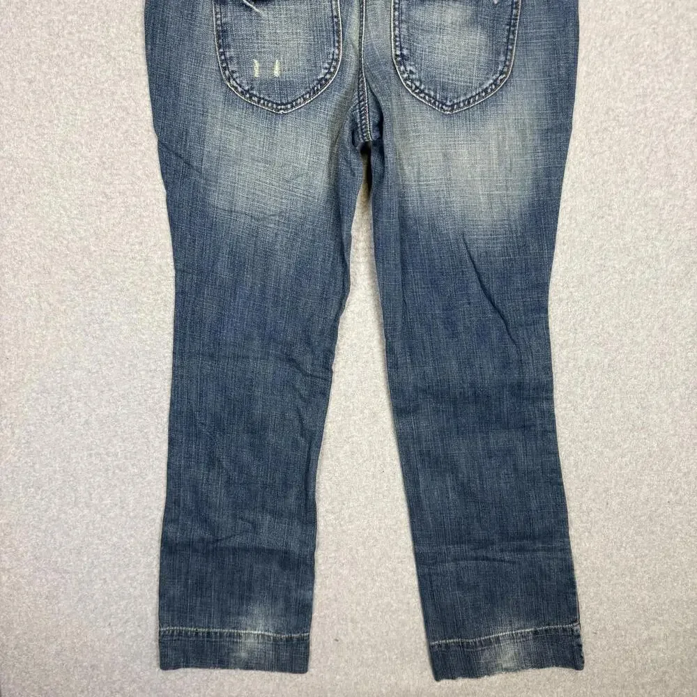 NEW LEI Teens Juniors Size 11 Bib Jeans Overalls Y2K NOS